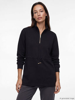 Soft Touch Oversize Kad?n Sweatshirt Tunik