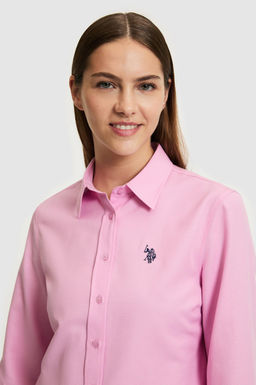 Kad_n Pembe Uzun Kollu Basic G_mlek