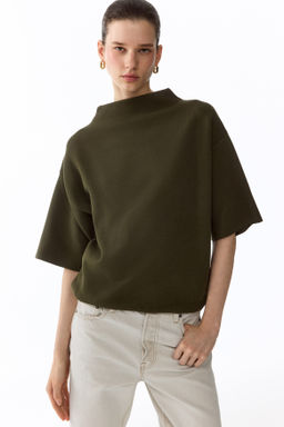 Top de punto con cuello perkins - H&m фото 3