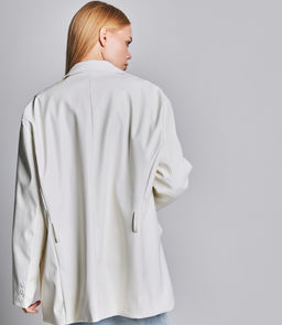 Пиджак #КТ7883-2, молочный