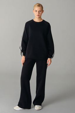 Арт. 2918 Костюм женский с начесом 46-54 (5 шт) Цвет:черный