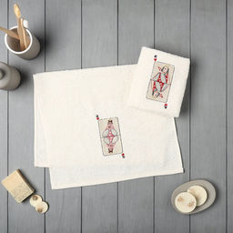 Полотенца махровые «Этель. Любовная пара», 35×60 см - 2 шт., хлопок 100%