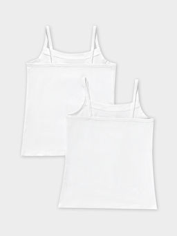 Топ для девочек белый в наборе, 2 шт - Mark formelle фото 6
