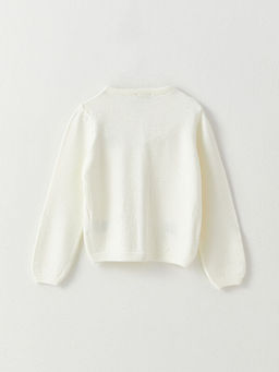 Bisiklet Yaka Nak??l? Uzun Kollu K?z ?ocuk Triko H?rka - Waikiki фото 2