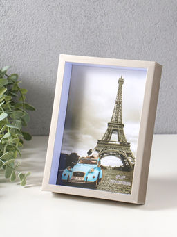 Фоторамка для фото 13×18 см «Ламберто», пластик, серебро с белым, 19×14×3.5 см