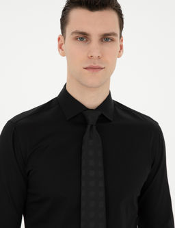 Siyah Ex. Slim Fit Uzun Kollu Basic G_mlek - Pierre cardin фото 9
