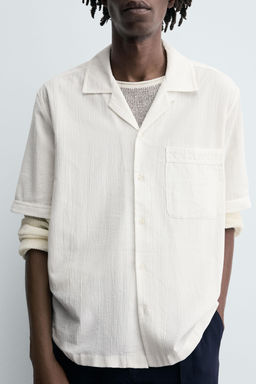 RELAXED FIT TEXTURED SHIRT - Zara фото 6