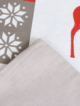 Постельное бельё евро «Этель» New Year's patchwork, бязь