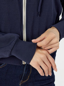 Толстовка женская синяя с надписью Got wind - Mark formelle фото 7