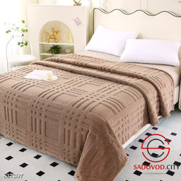 Плед на кровать мягкий