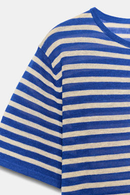 TOP PUNTO RAYAS / Azul?n - Zara фото 8