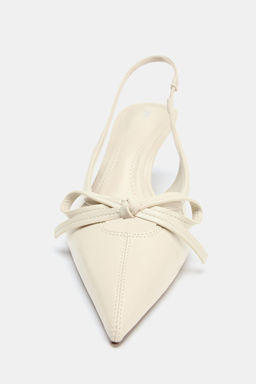 SLINGBACK SHOES WITH BOW - Zara фото 3