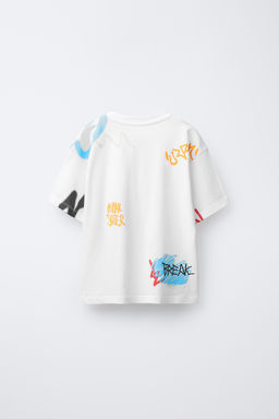 GRAFFITI PRINT T-SHIRT - Zara фото 2