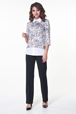 VALENTINA Блузка Баффи (цветы) №1