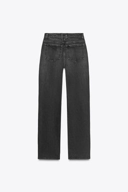 TRF HIGH-WAIST STRAIGHT LEG JEANS - Zara фото 15