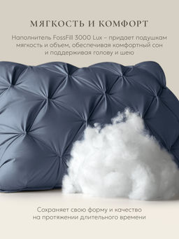 Подушка "ESPERA DeLux 3D captains blue", 65х65, ЕС-8507