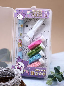 Клеевая ручка с блестками 4 цвета "Magic Lulu", blue