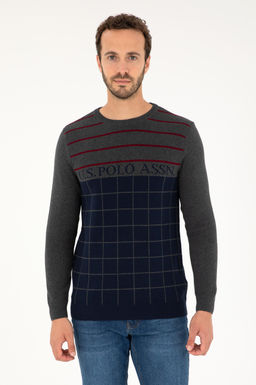 Мужской темно-синий свитер Неожиданная скидка в корзине - U.s. polo assn фото 8