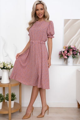 Платье Open Style 6828 розовый