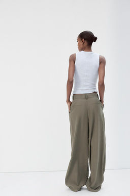 FLOWING DARTED TROUSERS - Zara фото 5