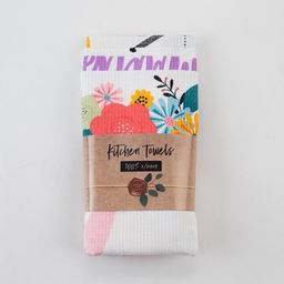 Набор полотенец кухонный Доляна Пасхальные зайчики 35х60см-4 шт, 100% хлопок, вафля 160 г/м2  фото 9