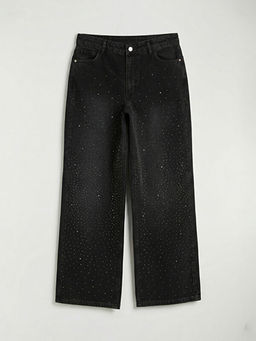 Ta?l? Wideleg Kad?n Jean Pantolon