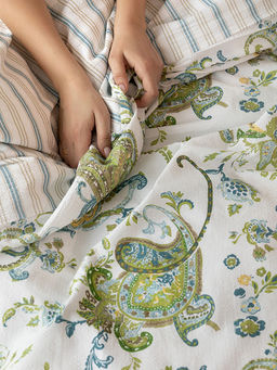 Комплект постельного белья 2-спальный белый бязь - Denastia фото 8