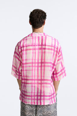 CHECK PRINT SHIRT - LIMITED EDITION - Zara фото 3
