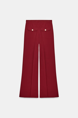 PANTALON ANCHO PINZAS / Teja - Zara фото 8