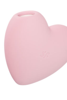 Вакуум-волновой бесконтактный стимулятор клитора Satisfyer Cutie Heart, силикон, розовый  фото 15