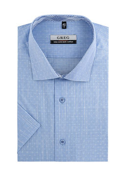Сорочка мужская короткий рукав GREG 213/101/7537/Z/1_GB  фото 3