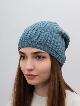 Шапка SEEBERGER арт. 18407-0 HEADSOCK (синий)