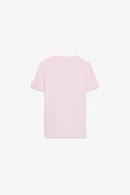 SLOGAN RIPPED COTTON T-SHIRT - Zara фото 9