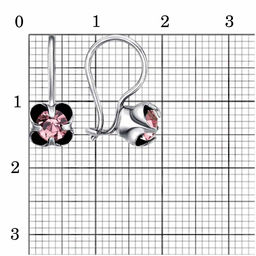 СЕРЬГИ 3461165-6 - Красная пресня фото 2