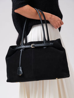 Замшевая сумка Daniela DBR 31375 черный