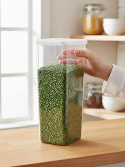 Банка 2,2л для сыпучих CUBBO SCANDI белый - Полимербыт фото 6