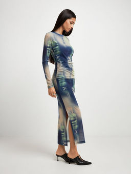 10200201034 Платье жен. Beffi сине-зеленый - Concept club фото 5