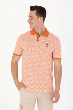 U. S. Polo Assn Мужская футболка с воротником-поло Brick - U.s. polo assn фото 3