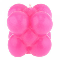 Свеча д5,7см, h5,5см, малая, фуксия, время горения 6 часов (Россия)