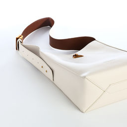Сумка женская TEXTURA на винтовом замке, 24×11×24 см, белая