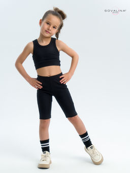 Костюм Тренд лапша черный - Sovalina фото 21