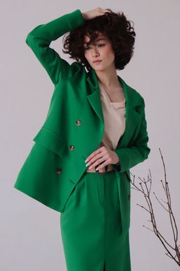 Юбка миди-макси зелёная - Martichelli фото 5