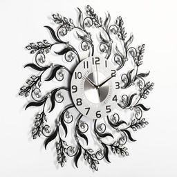 Часы настенные, серия: Ажур, "Огре", плавный ход, d-59 см, циферблат 22 см