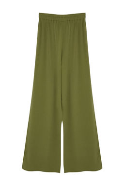 Haki Dokuma Y?rtmacl? Plaj Pantolon TBESS24PL00013