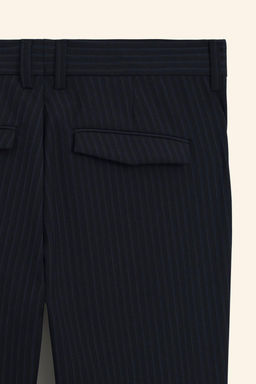 LIMITED EDITION PINSTRIPE SKINNY TROUSERS - Zara фото 12