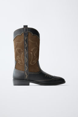BOTA COW BOY / Negro - Zara фото 3
