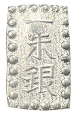 Монета 1 шу 1854-1868 года Япония