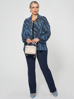 Блузка 0059-27п кремово-белый - Dora фото 19