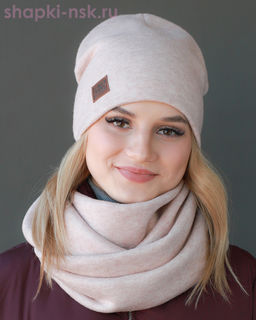 LL 3001 PL 3001 Комплект женский флис (колпак+снуд) (56-58)