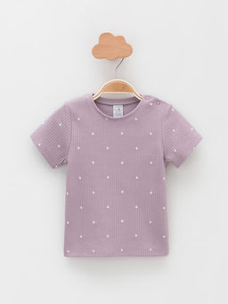 К 302521-2уп/сиреневый Н054.1,бело-розовый 1106 набор фуфайка (футболка) яс